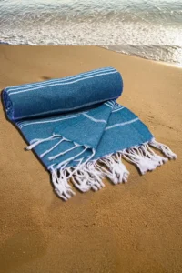 FAVORA Peshtamal Beach Towel 90x140 - Blue - Image 2