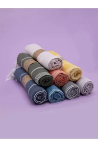 FAVORA Peshtamal Beach Towel 90x140 - Khaki - Image 6