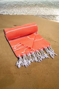 FAVORA Peshtamal Beach Towel 90x140 - Pomegranate Blossom - Image 2