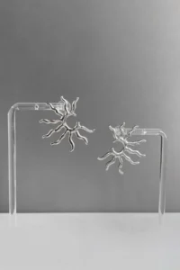 Glaren Güneş Silver Color Women Earrings - Image 3