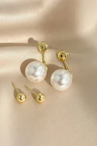Glaren Big with bible Gold Color Women Hayalet Earrings - Image 2