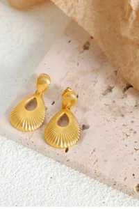 Glaren Dangling Gold Color Women Earrings - Image 3