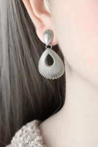 Glaren Dangling Silver Color Women Earrings - Image 2