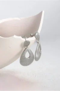 Glaren Dangling Silver Color Women Earrings - Image 5