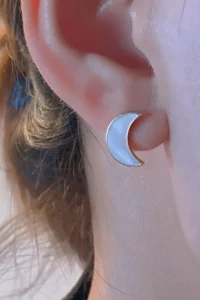 Glaren Moon and Star Gold Color Women Earrings - Image 3