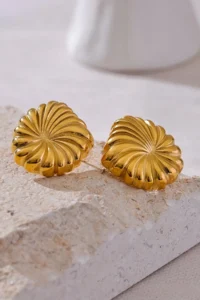 Glaren Modern Design Gold Color Women Earrings