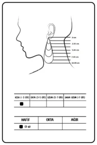 Glaren Minimal Yaprak Gold Color Women Hayalet Earrings - Image 4
