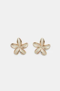 Glaren Small Flower Gold Color Women Earrings - Image 2