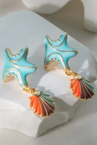 Glaren Modern Design Gold Color Women Earrings - Image 2