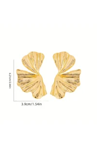 Glaren Modern Design Gold Color Women Earrings - Image 2