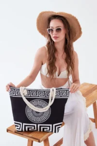 MENUSE ÇANTA Women Beach Bag Multicolored - Image 6