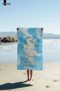 Marte Home MARINE Printed Colorful Beach Towel - Image 2