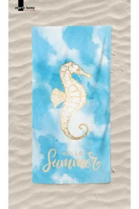 Marte Home MARINE Printed Colorful Beach Towel - Image 3