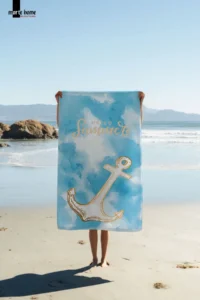 Marte Home MARINE Printed Colorful Beach Towel - Image 2