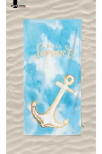 Marte Home MARINE Printed Colorful Beach Towel - Image 3