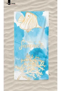 Marte Home MARINE Printed Colorful Beach Towel - Image 3