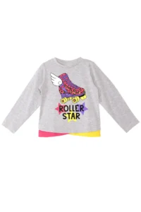MSHB&G Roller Star Girl's Winter T-shirt Trousers Set - Image 5
