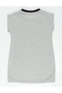 MSHB&G Gray Unicorn Sequin Embroidered Girls' Summer Dress - Image 7