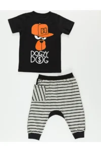 MSHB&G Black Gray Boy's DD Hiphop Baggy Suit MS-18Y2-012 - Image 3