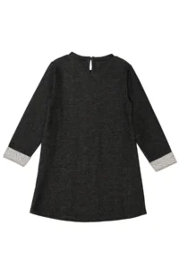 MSHB&G Black Winged Unicorn Girls' Winter Dress - Image 4
