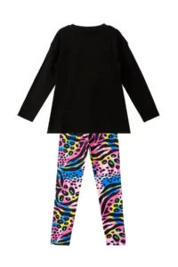 MSHB&G Winged Lightning Girls' T-Shirt Tunic Leggings Set - Image 4