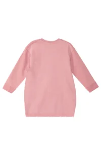 MSHB&G Pink Leopard with pocket Long Sleeve Girls' Dress - Image 4
