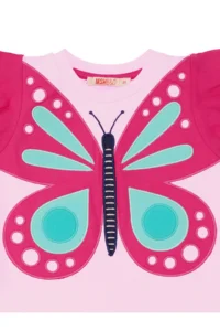 MSHB&G Pink Kelebek Girls' Summer Frilly Dress - Image 5