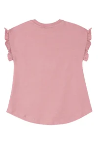 MSHB&G Frilly Love Cat Pink Black Girls' Summer T-shirt Tights Set - Image 6