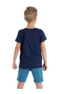 MSHB&G Alfabe Boys' Summer Rahat T-Shirt Shorts Set - Image 2