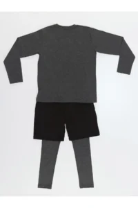 MSHB&G Yo Boys' T-Shirt Shorts Leggings Set - Image 4
