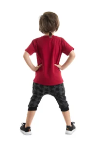 MSHB&G Pirate Rule Boys' T-Shirt Capri Shorts Set - Image 2