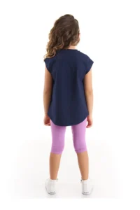 MSHB&G Kedili Lilac Girls' Summer T-Shirt Leggings Set - Image 2