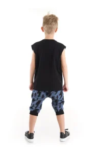 MSHB&G Lightning Dino Boys' T-Shirt Capri Shorts Set - Image 2