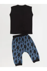 MSHB&G Lightning Dino Boys' T-Shirt Capri Shorts Set - Image 4