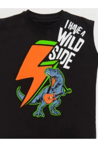 MSHB&G Lightning Dino Boys' T-Shirt Capri Shorts Set - Image 7