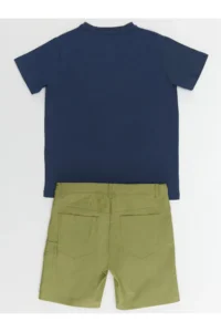 MSHB&G Safari Boys' T-Shirt Gabardine Shorts Set - Image 4