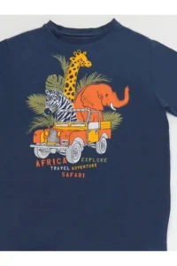 MSHB&G Safari Boys' T-Shirt Gabardine Shorts Set - Image 5