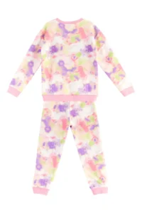 MSHB&G Unicorn Batik Patterned Kangaroo Pocket Girl's Tracksuit Set - Image 4
