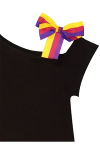 MSHB&G Unicorn Rock Girls' Black Summer Penye Dress - Image 6