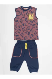 MSHB&G Sea T-Shirt Boys' T-Shirt Capri Shorts Set - Image 3