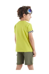 MSHB&G Motorcycle Tour Boy's Summer T-Shirt Shorts Set - Image 2