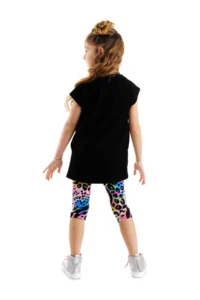 MSHB&G Good Vibes Girls' Summer Tunic Leggings Set - Image 2