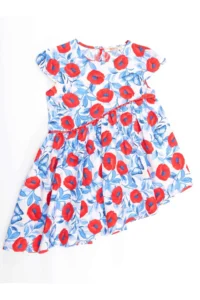 MSHB&G Gelincik Girls' Asymmetric Cut Summer Dress - Image 3