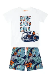 MSHB&G Surf Boys' Summer T-Shirt Shorts Set - Image 3