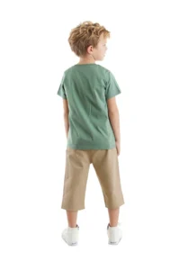 MSHB&G Safari Boy Summer T-shirt Gabardine Shorts Set - Image 2