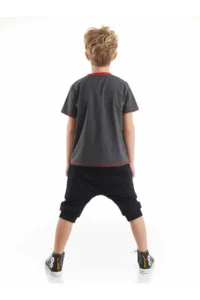 MSHB&G Skull Boys' T-Shirt Capri Shorts Set - Image 2