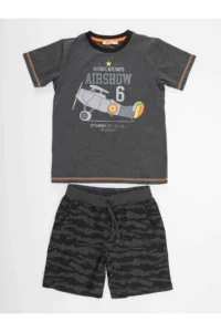 MSHB&G Airplane Boys' T-Shirt Shorts Set - Image 3