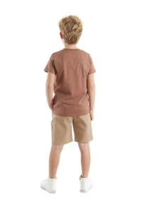 MSHB&G Car Boys' T-Shirt Gabardine Shorts Set - Image 2