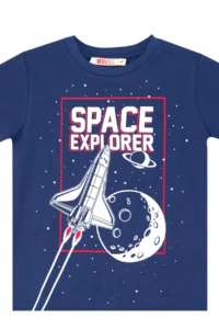 MSHB&G Space Boys' T-Shirt DENIM Shorts Set - Image 8