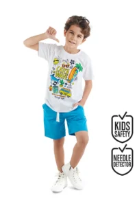 MSHB&G Tatil Boys' Summer T-Shirt Shorts Set